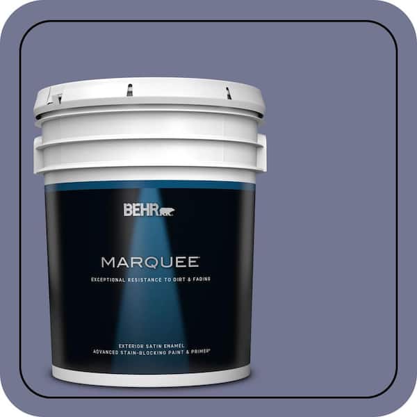BEHR MARQUEE 5 gal. #S560-5 Royal Fortune Satin Enamel Exterior Paint & Primer