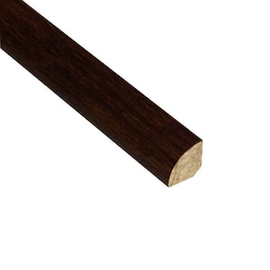 Strand Woven Walnut 3/4 in. Thick x 3/4 in. Wide x 94 in. Length Bamboo Quarter Round Molding