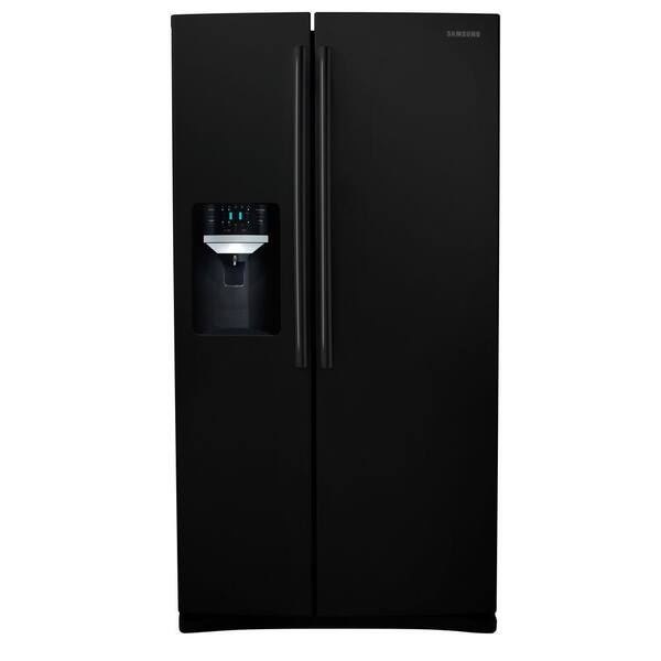 Samsung 25.6 cu. ft. Side by Side Refrigerator in Black-DISCONTINUED