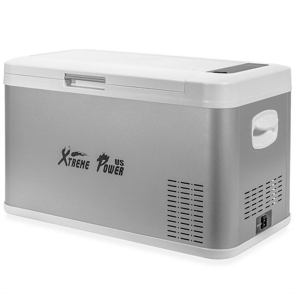 XtremepowerUS XtremeCooler 26 qt. Portable Cooler Travel Fridge, Bluetooth Connect and Power Station