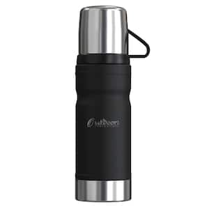 25.3 oz. Black Stainless Steel Thermo Go Vacuum Thermos