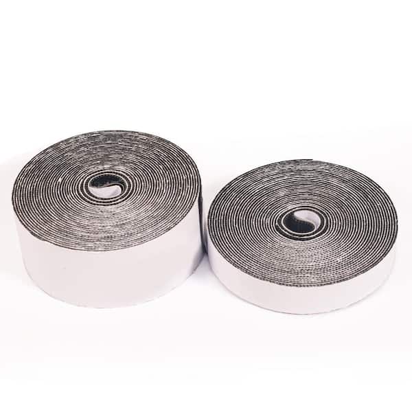Shatex 3.3 ft. x 1.5 in. Velcro Hook and Loop Tape for Screen Door Garage Door Lock Kit
