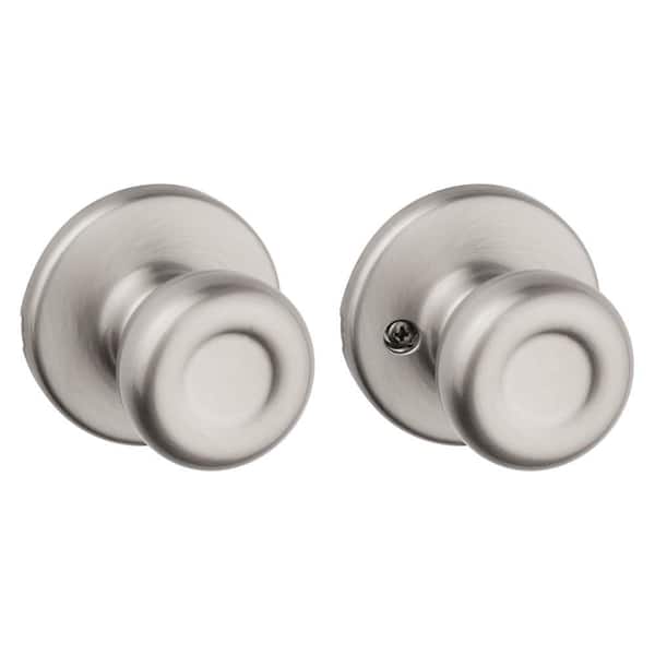 Kwikset Tylo Satin Nickel Hall/Closet Door Knob Featuring Microban