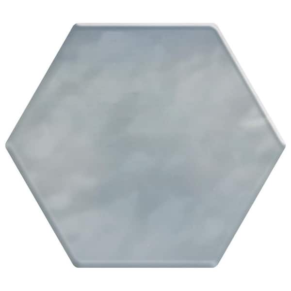 Daltile Mesmerist Whimsy 4 in. x 4 in. Glossy Ceramic Hexagon Wall Tile (3 sq. ft. /case)