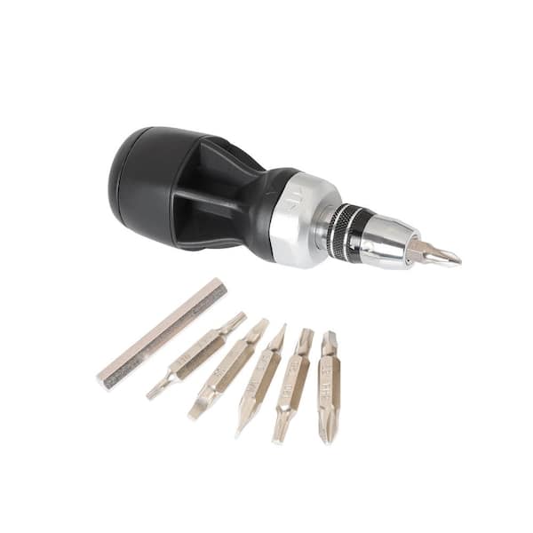 Husky 12-in-1 Quick Load Ratcheting Stubby Screwdriver Set