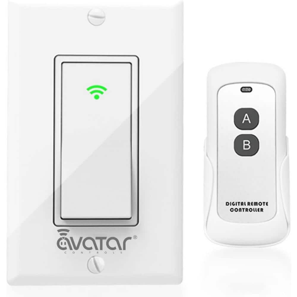 Smart 3-Way Rocker Light Switch, White
