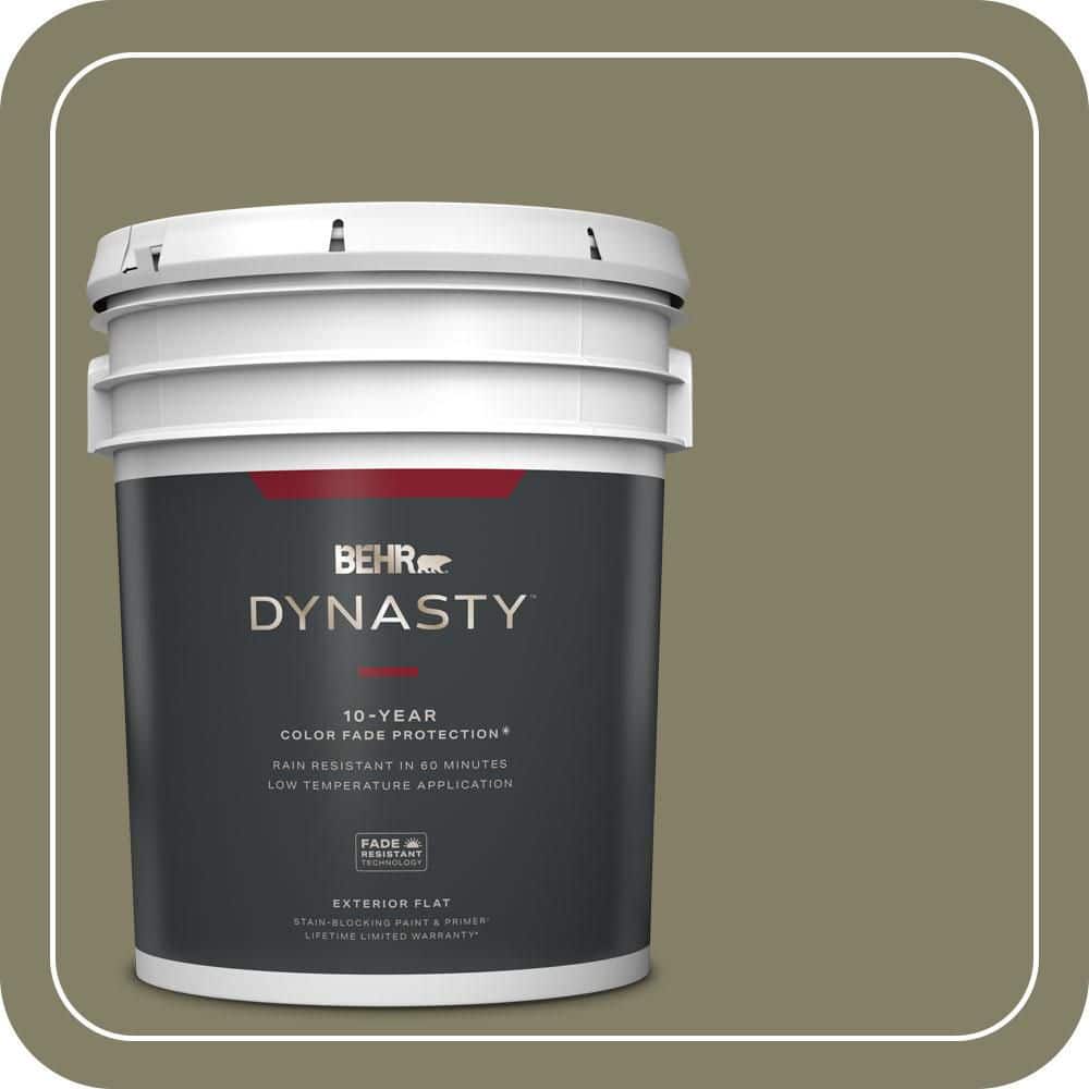 5 gal. #QE-37 Knotweed Flat Exterior Stain-Blocking Paint & Primer price history on PriceWatchPro