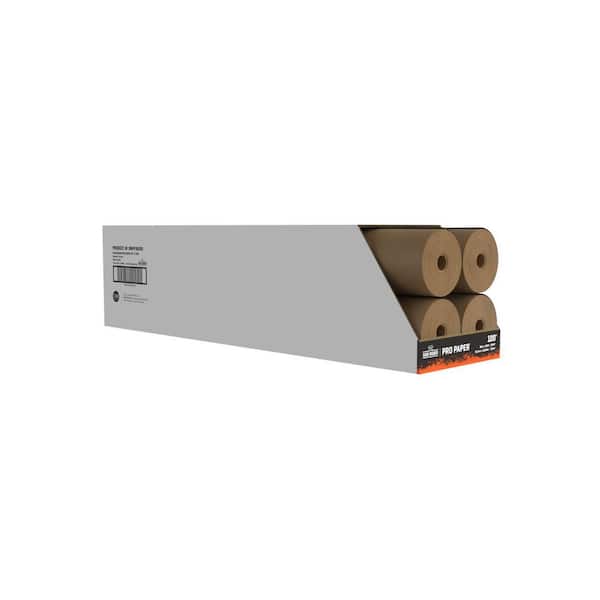 12 mil. x 36 in x 100 ft. Pro Paper Surface Protection Paper (4 Rolls per Box)