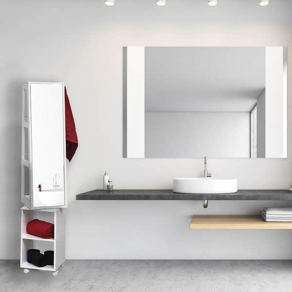 Drawer Wall Washbasin Bathroom Cabinets Mirror Narrow Bathroom Cabinets  Make Up Organizer Mobile Bagno Home Furniture YX50BC