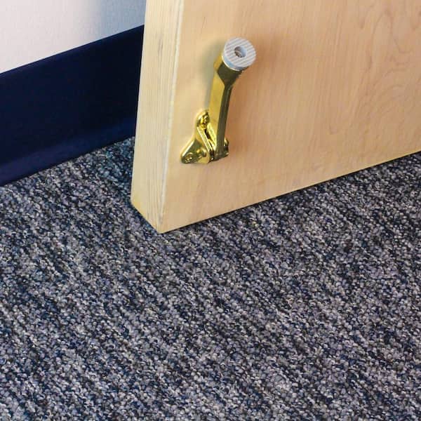 Colton Solid Brass Wall-Mount Door Stop with Hook