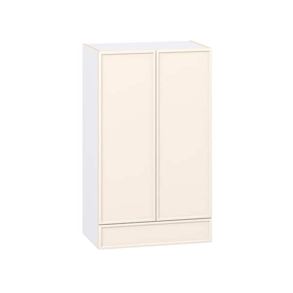 Fairview 24 in. W x 14 in. D x 40 in. H Slim Shaker Assembled Wall Kitchen Cabinet with a Drawer in Washed Linen