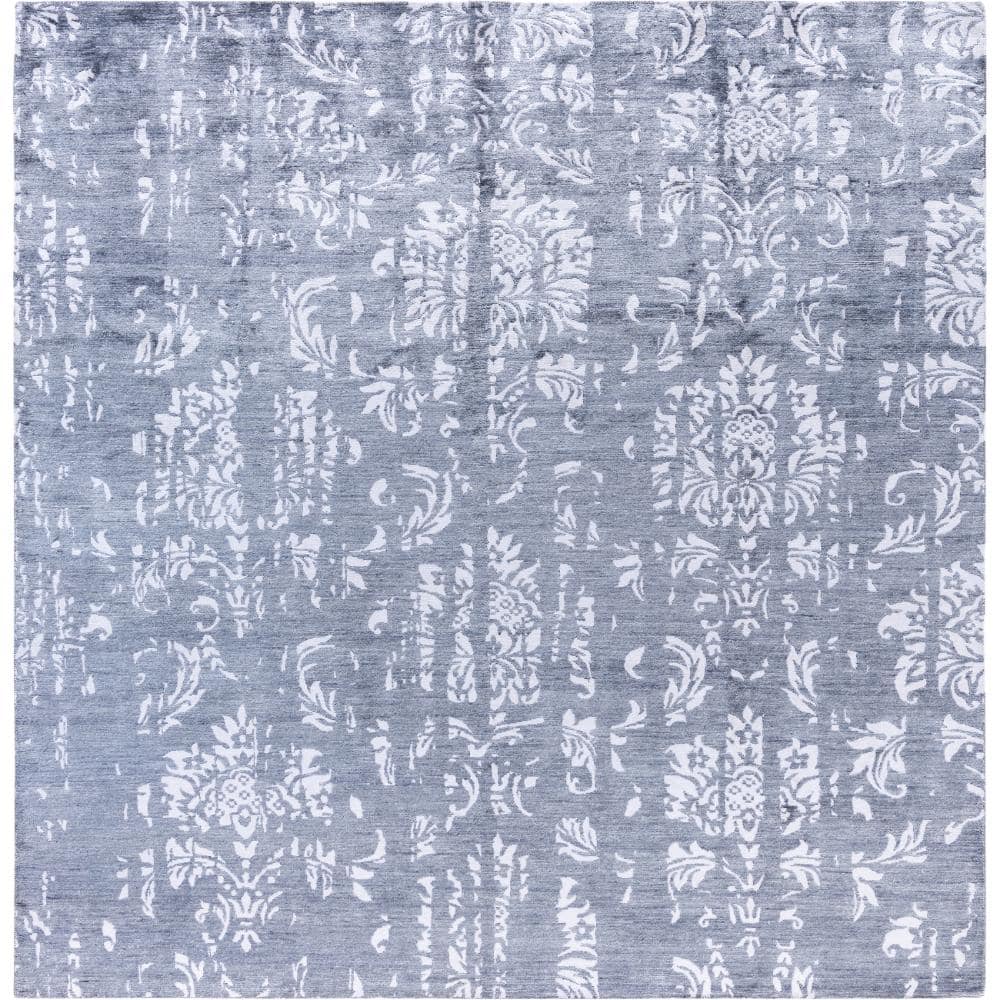 Modern-Contemporary Ivory 8 X 10 Hand-Knotted Silk Indoor Area Rug price history on PriceWatchPro
