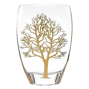 Charlie Gold Crystal Table Vase