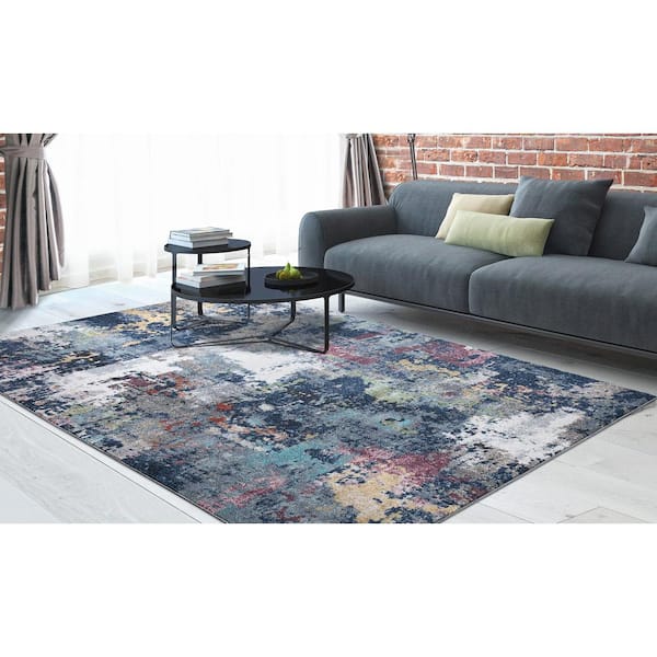 Concord Global Trading Vintage Collection Aloha Multi 7 ft. x 9 ft