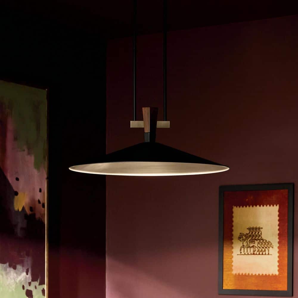 Tenon 28 in. 1-Light LED Pendant in Black price history on PriceWatchPro