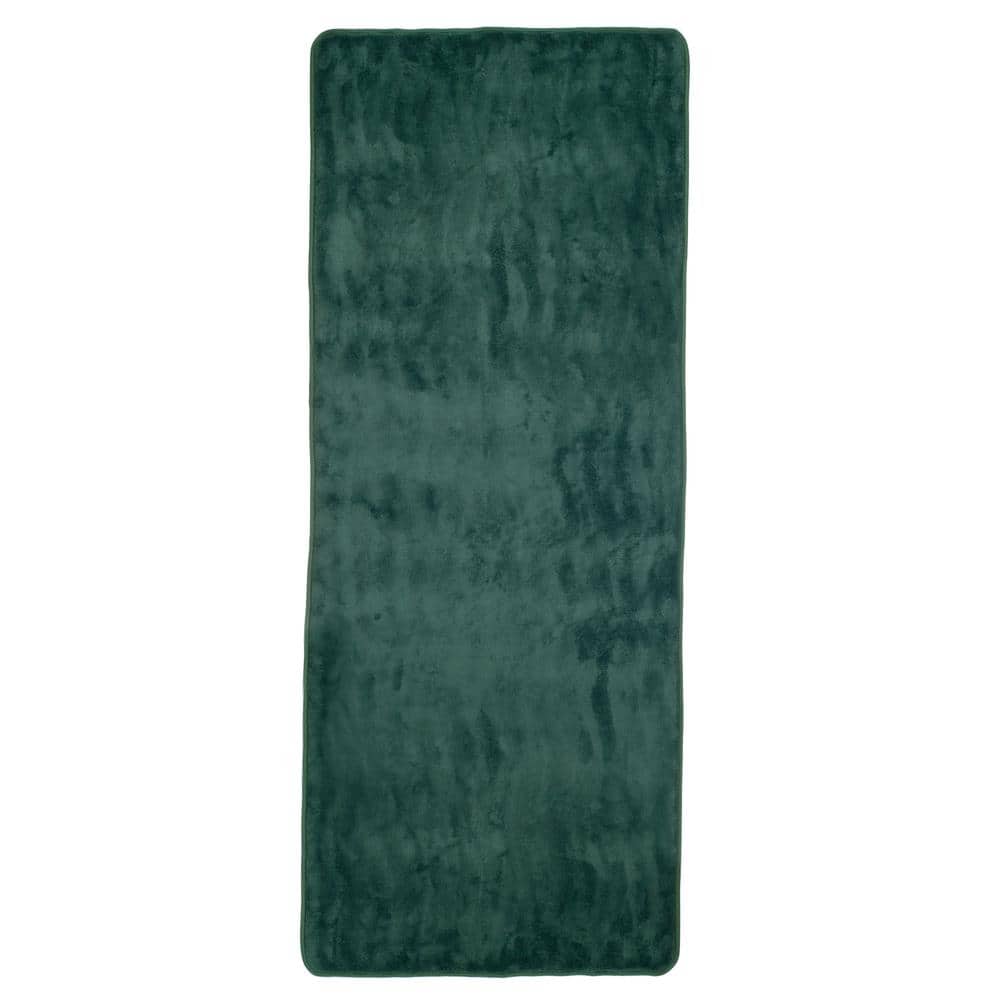 24.5 in. x 60 in. Memory Foam and Microfiber Bath Mat in Green price history on PriceWatchPro