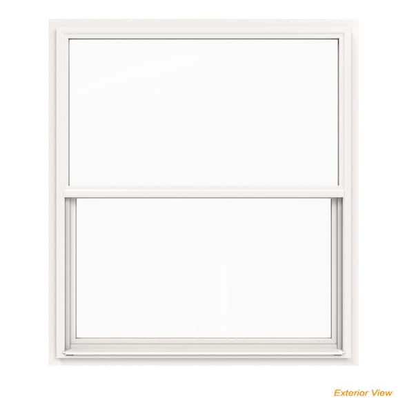JELD-WEN 48 in. x 54 in. V-4500 Series White Single-Hung Vinyl