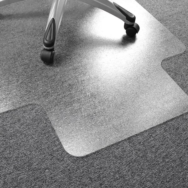 Ultimat Clear 48 in. x 60 in. Polycarbonate Lipped Indoor Chair Mat for Carpets Over 1/2 in.
