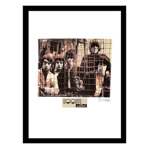 VENICE BEACH Collections The Rolling Stones Early Years Woody's at the Beach Vintage Fairchild Paris Framed Graphic Print 18 in. x 14 in.