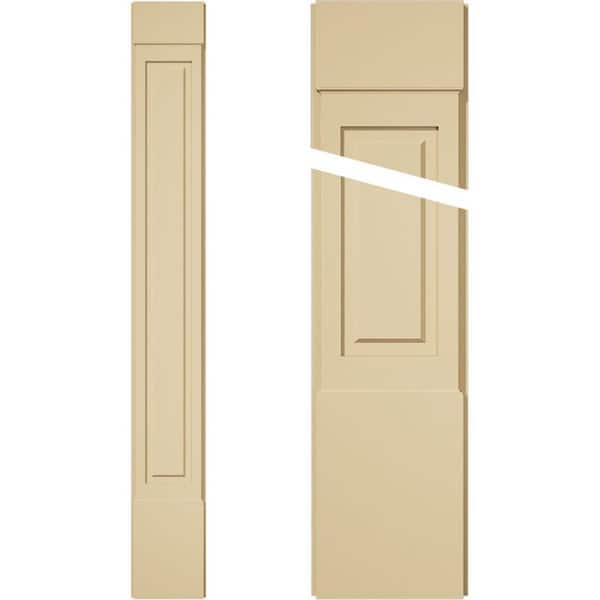 Ekena Millwork 2 in. D x 12 in. W x 96 in. L Primed Polyurethane Pilaster 1-Pack