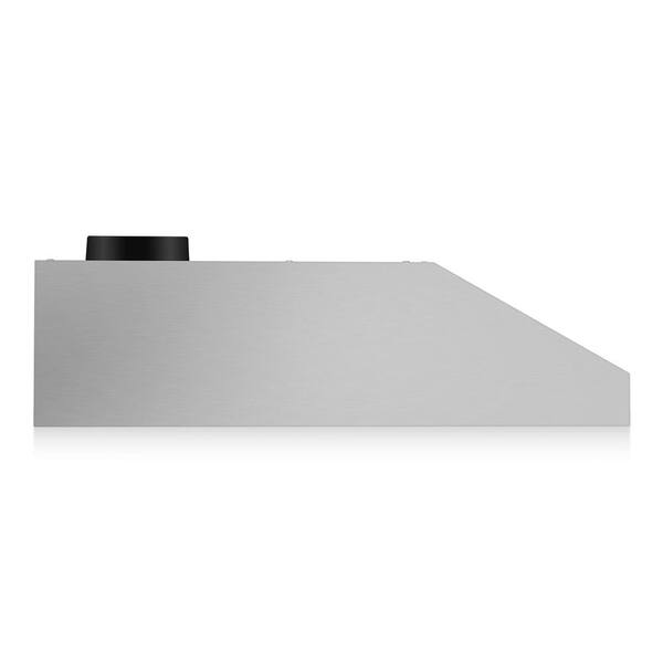 Tylza 30 in. 900 CFM Convertible Ductless to Ducted Insert Range Hood in  Stainless Steel with Charcoal Filter 2 3-Watt LED KMB02-30 - The Home Depot