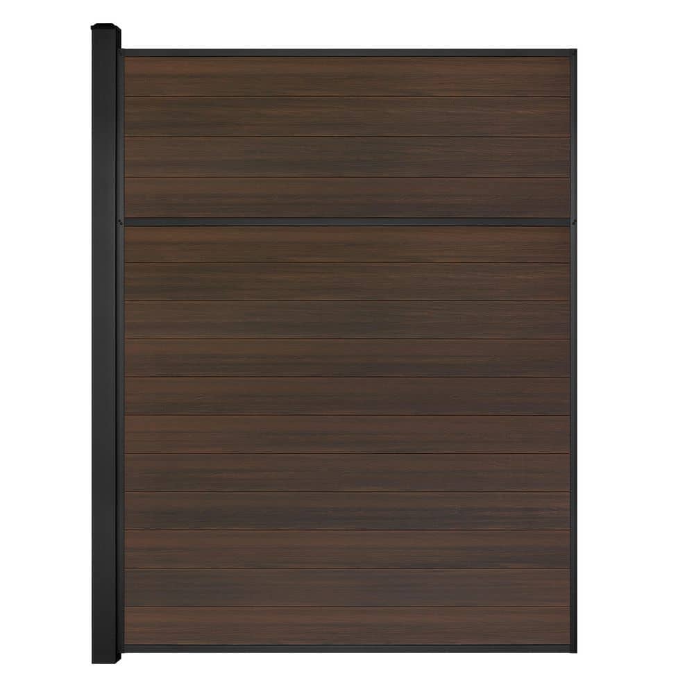 Horizontal Composite Panel kit 8 ft. Mahogany with 1 Post PK412 price history on PriceWatchPro