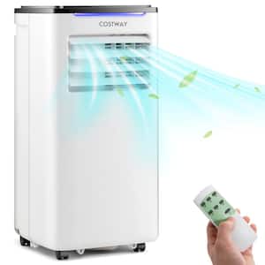 7,100 BTU Portable Air Conditioner Cools 350 Sq. Ft. with Dehumidifier and Remote in White