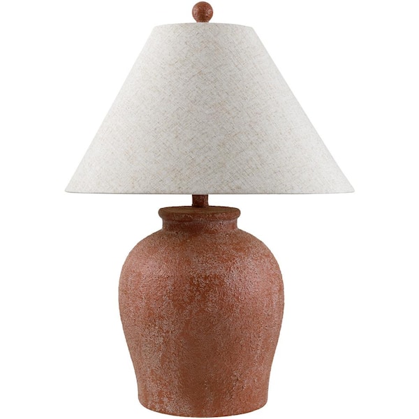 Colorado COL-003 23 in. H x 17 in. W x 17 in. D Accent Table Lamp, Beige
