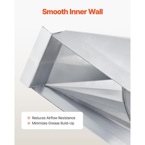 SKYSHALO 3-1/4 x 10 x 6 in. Duct Boot 6 in. x 0.95 ft. Flexible