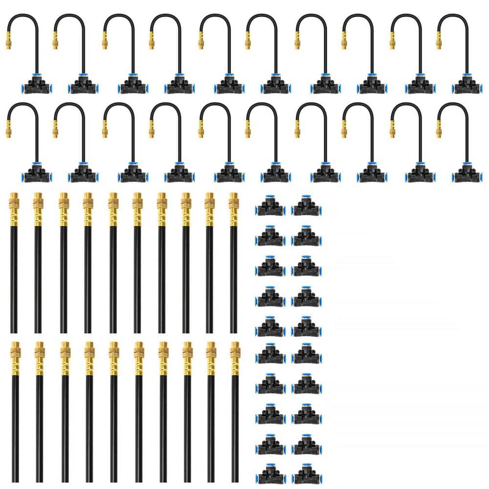20-Piece 360° Adjustable Copper Drip Irrigation Nozzles with Quick-Connect Fittings for 1/4 in. Tubing price history on PriceWatchPro