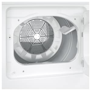 7.2 cu.ft. vented Electric Dryer in White