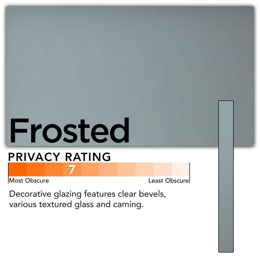 MP Doors 36 in. x 80 in. RightHand Inswing 3Lite LowE Glass Finished