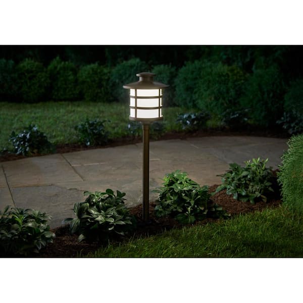 Home Decorators Collection 3-Watt Equivalent Low Voltage Brass LED Outdoor  Landscape Path Light with Waterproof Coating (1-Pack) ECP19-LED - The Home  Depot