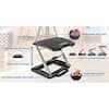 Mount-It! Under Desk Adjustable Footrest with Messaging MI-7808