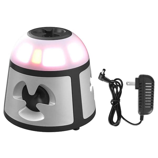1.5-Watt 360 Ultrasonic Electronic Indoor Mice Rat Squirrel Repellent Rodent with 4-Modes 9-Strobe Lights Alarm Horn