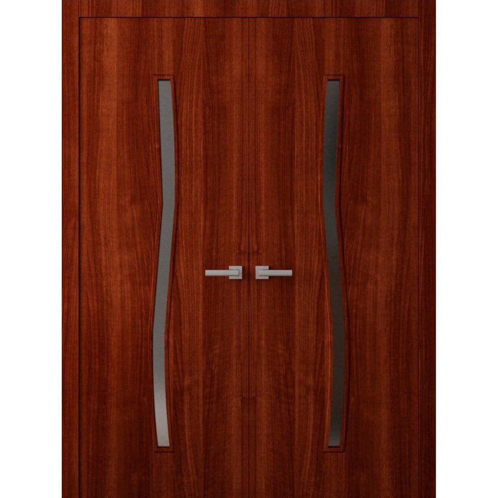 3012 48 in. x 84 in. Sold Core Walnut Franko Color Wood Interior Door Kit with Quick Assemble Jamb price history on PriceWatchPro