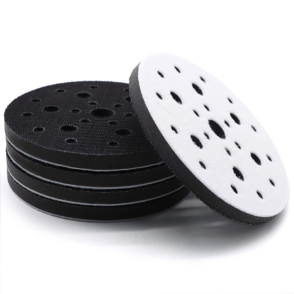 6 in. Foam Sponge Interface Pads with Hook and Loop 25-Hole Design for Orbital Sander Polishing 5 Pack price history on PriceWatchPro