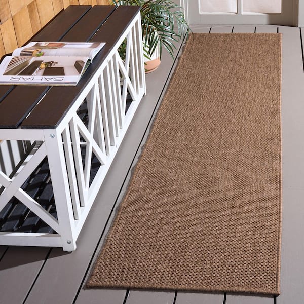 Sisal Performance 2 ft. x 8 ft. Natural Modern Solid Runner Rug