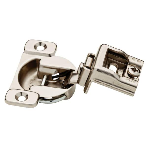 Liberty 35 mm 105-Degree 1-1/4 in. Overlay Cabinet Hinge 1-Pair (2 Pieces)