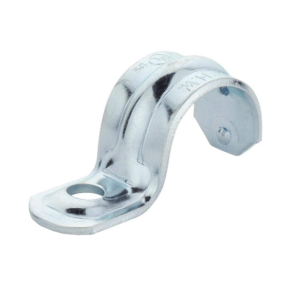 1/2 in. Rigid Metal Conduit (RMC) 1-Hole Strap (4-Pack)