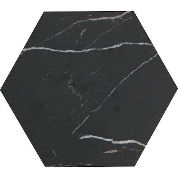 Daltile Perpetuo Infinite Black 8 in. x 9 in. Glazed Porcelain