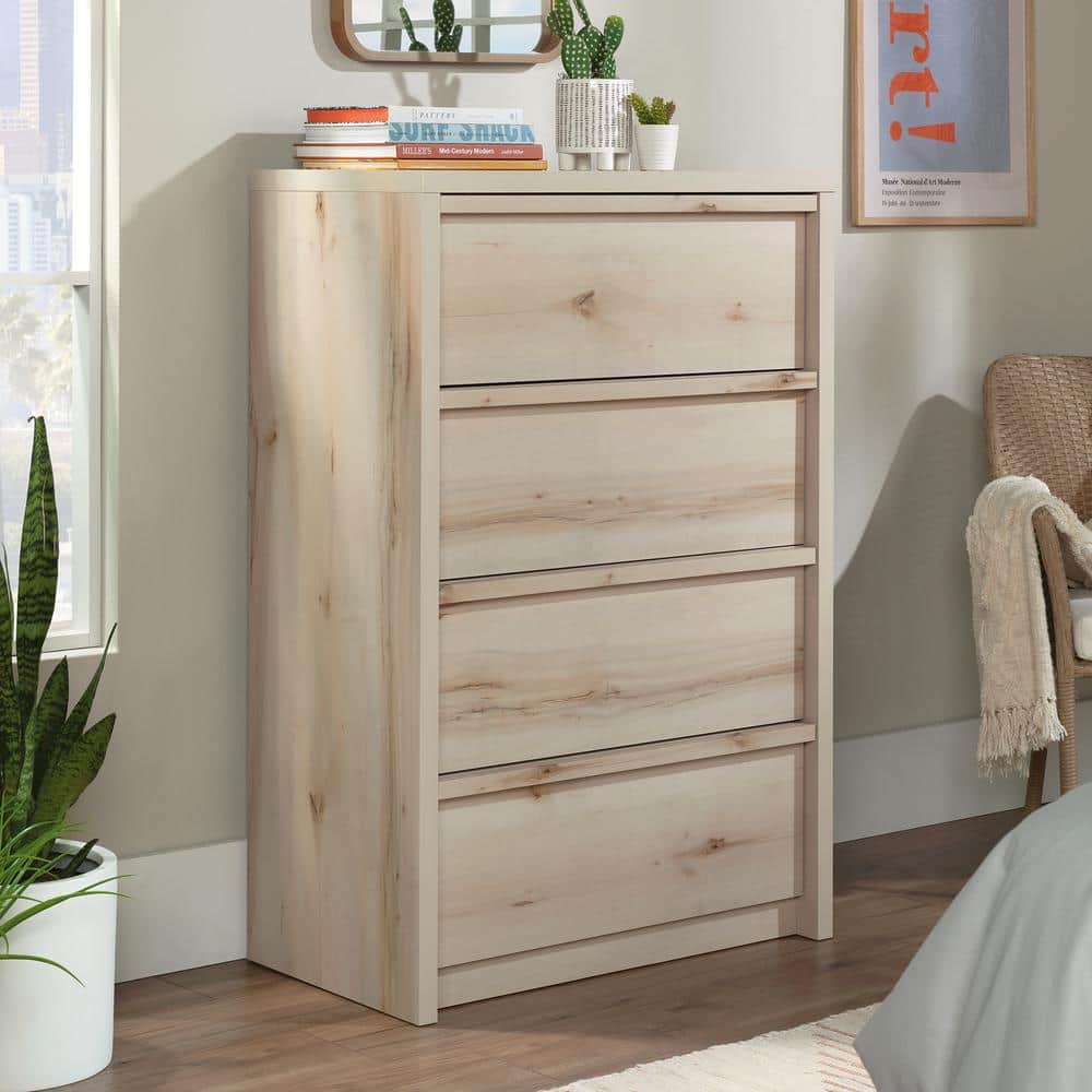Pacific Maple 4-Drawer Chest with Extra Deep Drawers