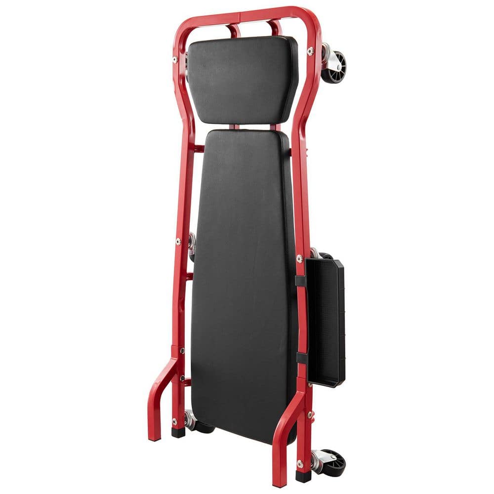 Mechanic Garage Creeper, 44 in. 300 lbs. Capacity Automotive Rolling Creeper with 6 Casters Cushioned Headrest Tool Tray price history on PriceWatchPro