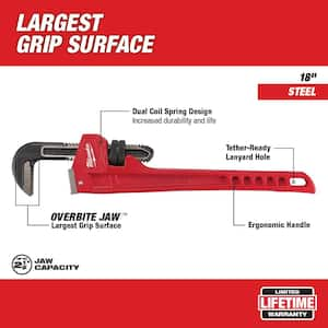 18 in. Steel Pipe Wrench