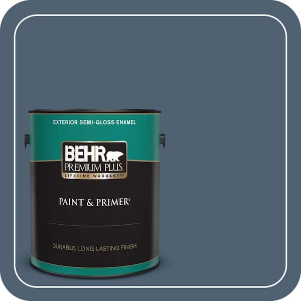 BEHR PREMIUM PLUS 1 gal. #PPU14-19 English Channel Semi-Gloss