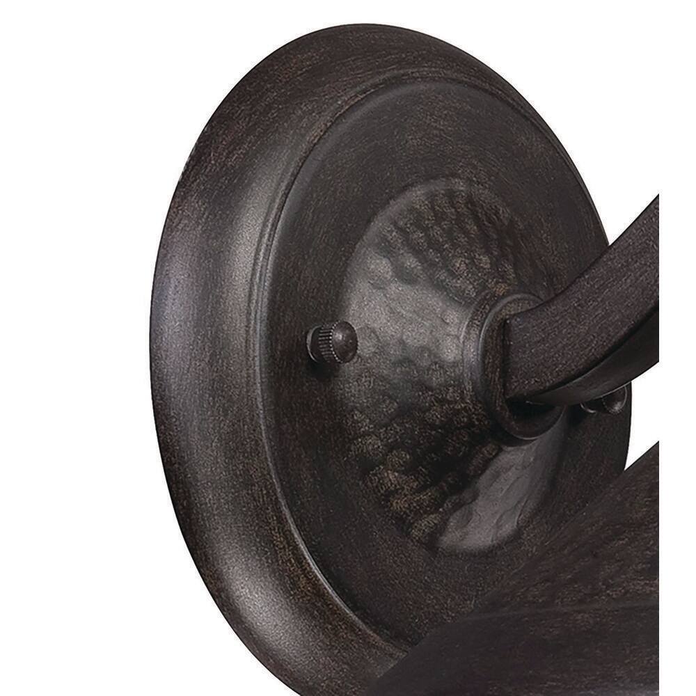 Aspen Bronze Frost Glass LED Outdoor Wall Sconce