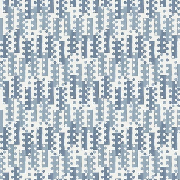 A-Street Prints Erik Blue Building Blocks Wallpaper Sample