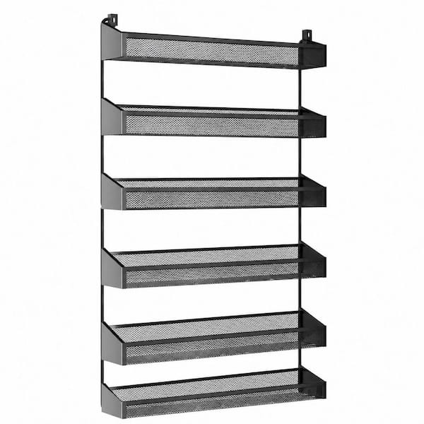 Spice Rack Organizer 2-Pack, 3-Tier Countertop Stand or Wall Mounted Storage Shelf for Kitchen Cabinet and Pantry