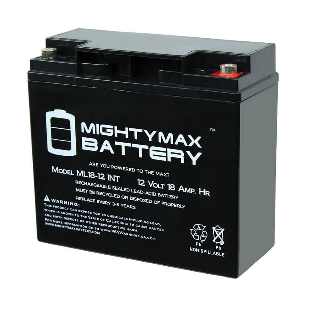 イオントダーマ MIGHTY MAX BATTERY 12V 18AH INT Replacement Battery compatible