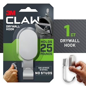 3M CLAW 15 lbs. Drywall Picture Hanger with Temporary Spot Marker (Pack of  5-Hangers and 5-Markers) 3PH15M-5ES - The Home Depot